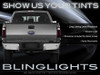 Ford F550 Super Duty Tinted Tail Lamp Light Overlay Kit F-550 Smoked Film Protection