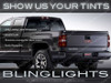 Chevrolet Silverado Tinted Tail Lamps Lights Overlays Kit Smoked Film Protection Chevrolet