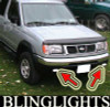 BlingLihts Brand Fog Lights Lamps for 1998 1999 2000 Nissan Navara D22