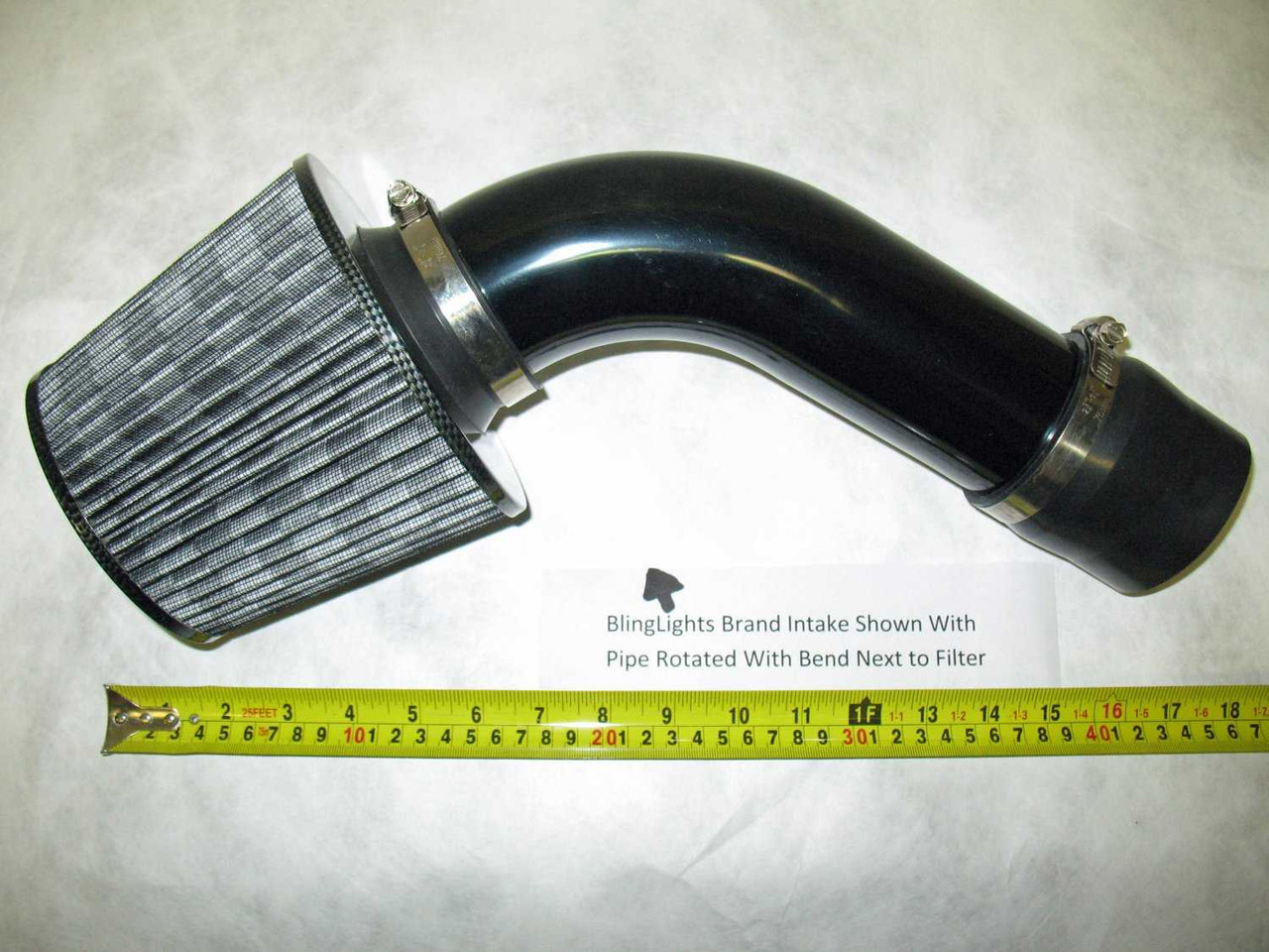 Carbon Fiber Pattern 2.75in 2.75inch 2.75" 70mm Short Performance Air Intake