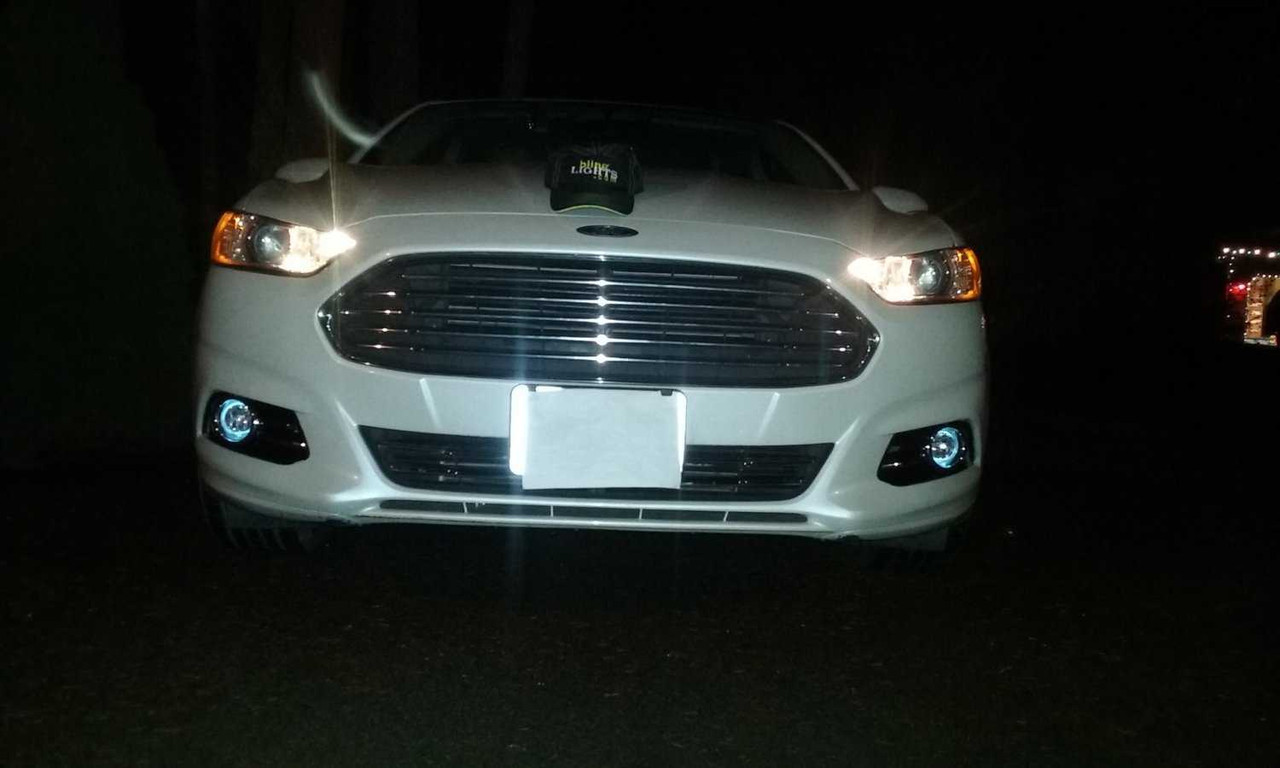 BlingLights Brand LED Halo Fog Lights for 2013 2014 2015 2016 Ford Fusion
