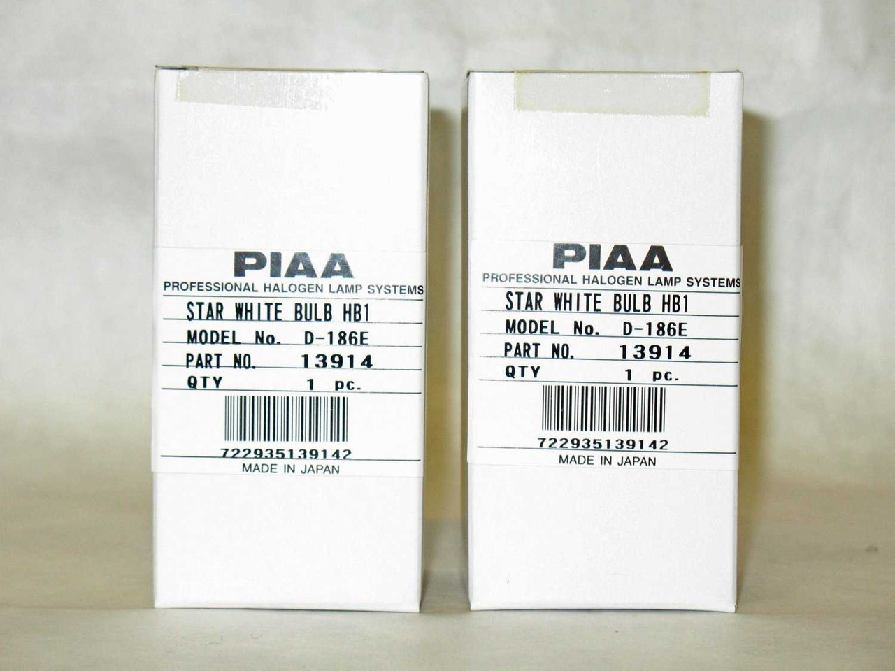 PIAA 3800K 9004 Star White Light Bulbs 65/45W=110/85W HB1 Twin Pack