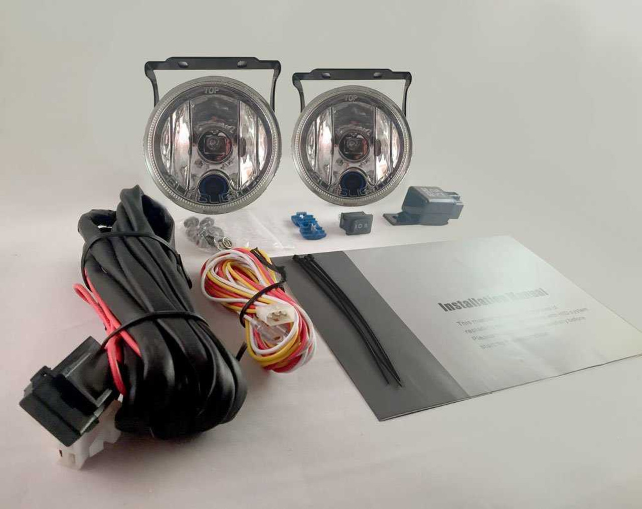 Xenon Halogen Fog Lights Driving Lamps Kit for 2014 2015 2016 Suzuki SX4
