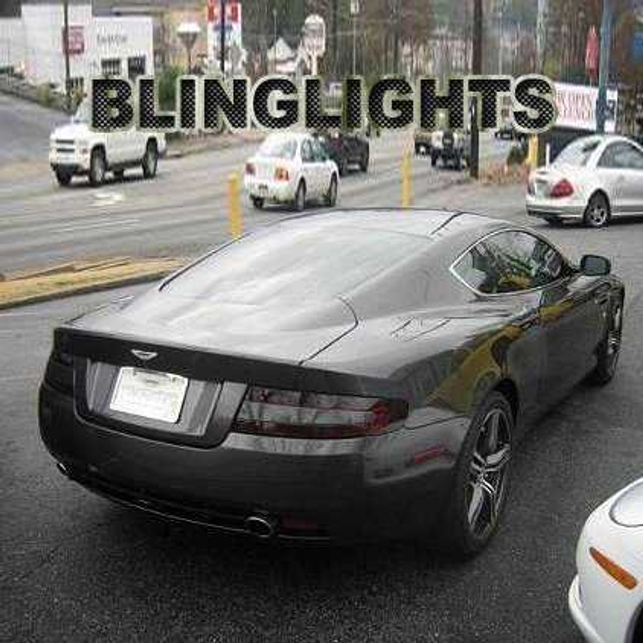 Aston Martin DB9 Coupé / Volante Tinted Smoked Protection Overlays for Taillamps Taillights