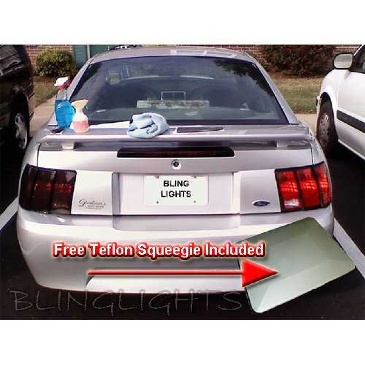 Cadillac XLR Tinted Smoked Protection Overlays Film for Taillamps Taillights Tail Lamps Lights