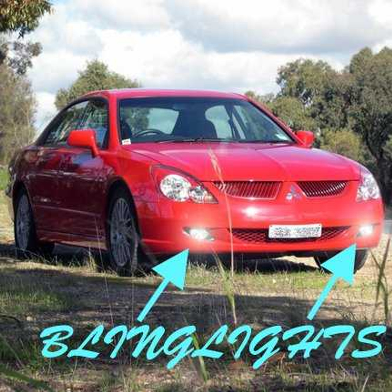 2004 2005 Mitsubishi Magna Verada Xenon Fog Lamps Driving Lights Foglamps Foglights TW Kit