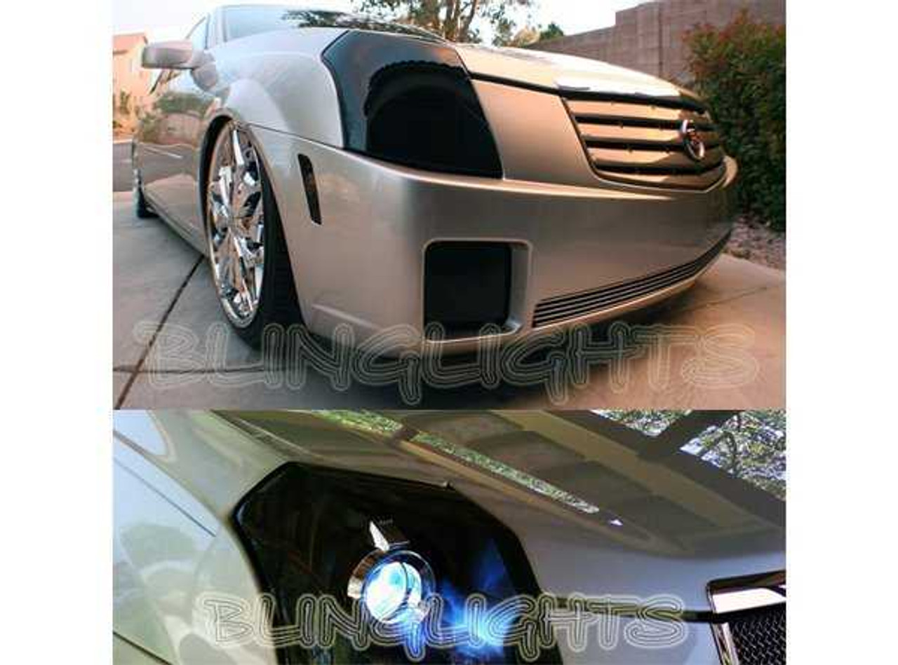 Cadillac DeVille Tinted Smoked Head Lamp Light Overlays Film Protection