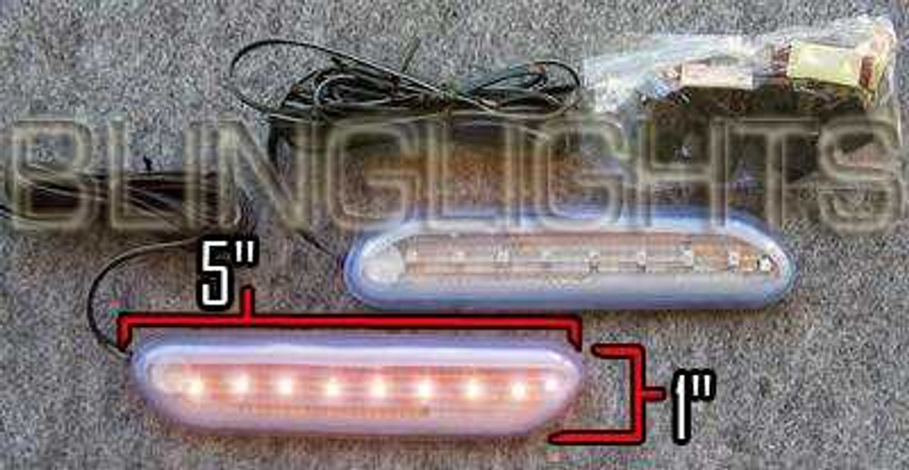 Fiat Sedici LEDs Side Mirror Turnsignals Accents Lights Mirrors Turn Signals Markers Lamps Signalers