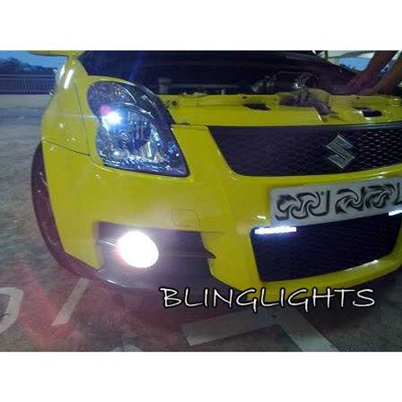 2006 2007 2008 2009 2010 2011 2012 Suzuki Swift Sport Xenon Fog Lamps Driving Lights Foglamps Kit