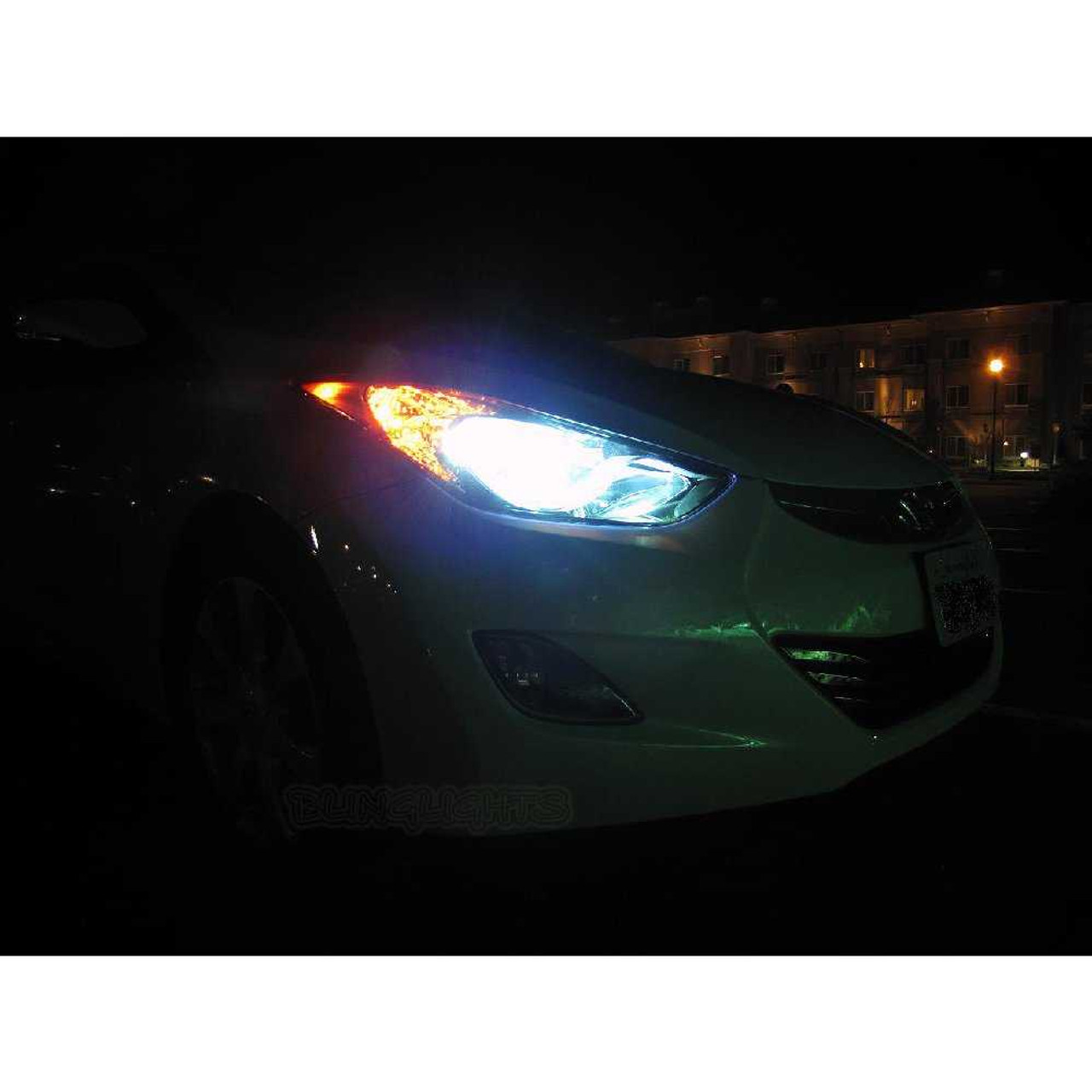2011 2012 2013 Hyundai Elantra Bright White Light Bulbs for Headlamps Headlights Head Lamps Lights