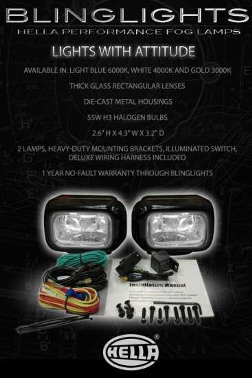 Peugeot 405 Mi16 Xenon Foglamps Foglights Driving Fog Lamps Lights Kit