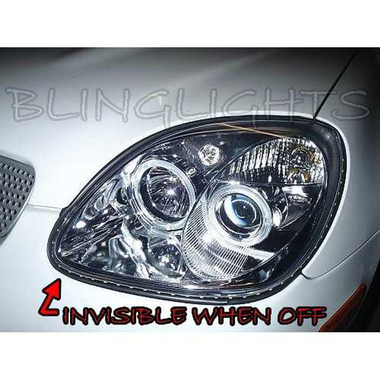 Mercedes SLK R170 LED DRL Head Lights Strips Day Time Running Lamps Kit
