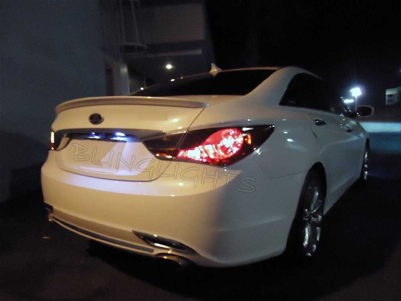 2011-2014 Hyundai Sonata Murdered Out Taillight Covers Taillamp Tint Overlays