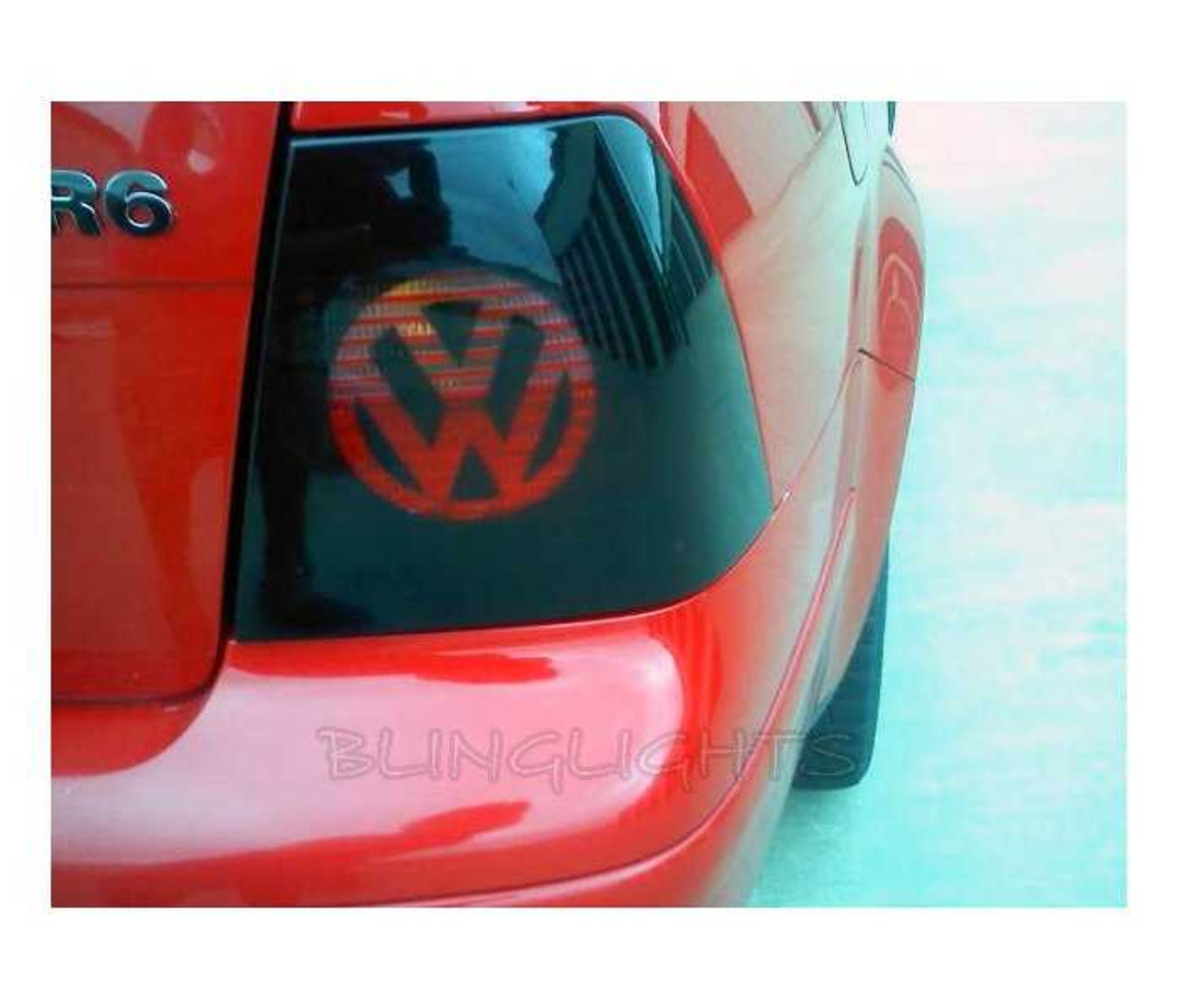 Volkswagen VW Jetta Mk4 Smoke Tint Tail Lamps Light Kit Overlays Film Protection