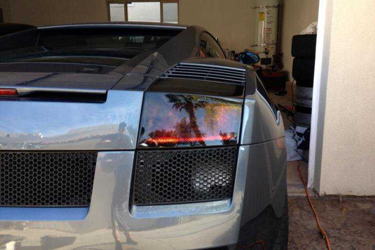 Tinted Taillight Film Overlays for 2004-2014 Lamborghini Gallardo coupe spyder