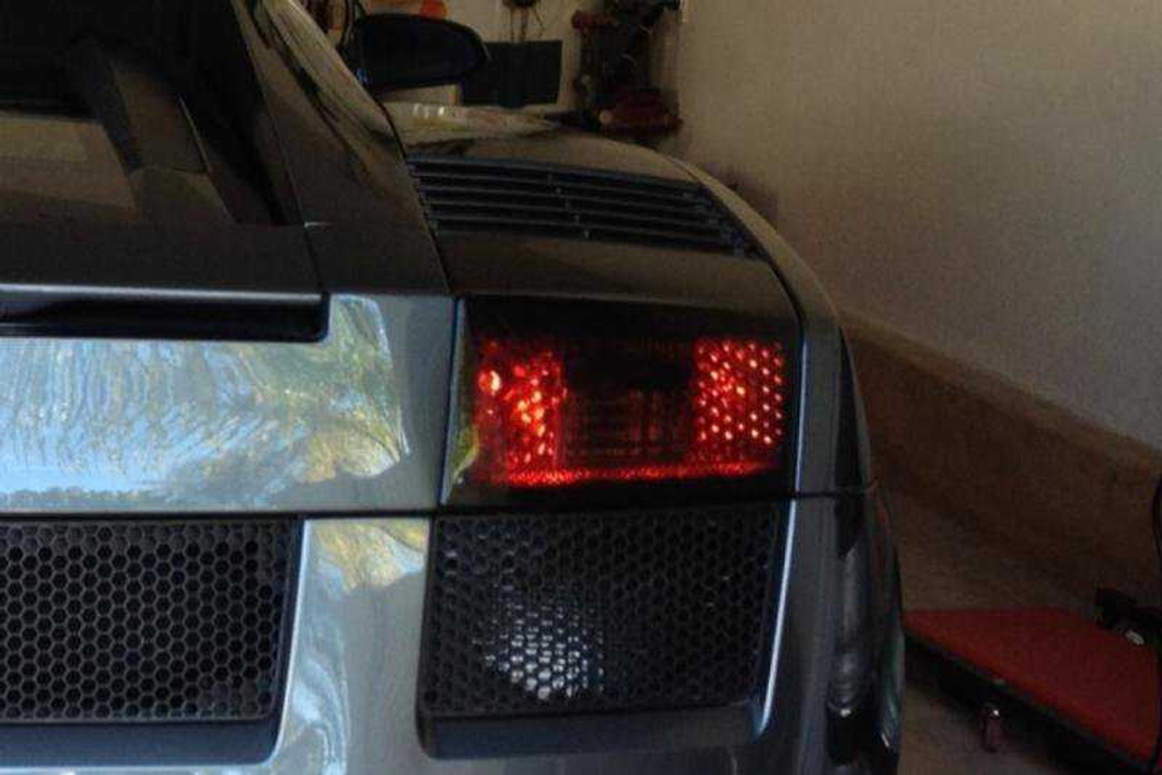 Tinted Taillight Film Overlays for 2004-2014 Lamborghini Gallardo coupe spyder