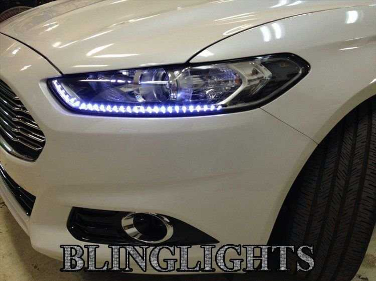 Volvo S60 LED DRL Head Light Strips Day Time Runninglamps kit