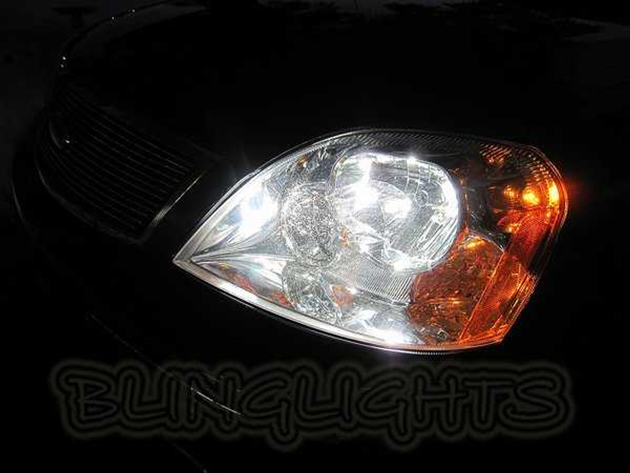 2005 2006 2007 Ford Five Hundred 500 Bright White Bulbs for Headlamps Headlights Head Lamps Lights