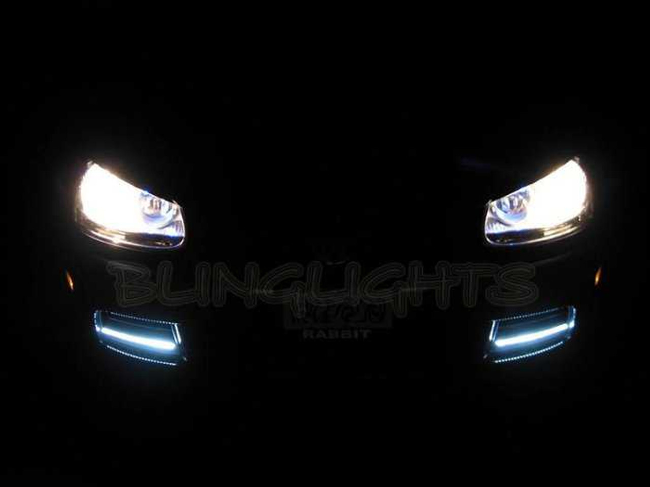 VW Golf Rabbit MkV Mk5 LED DRL Strip Lights Day Time Running Lamps Kit