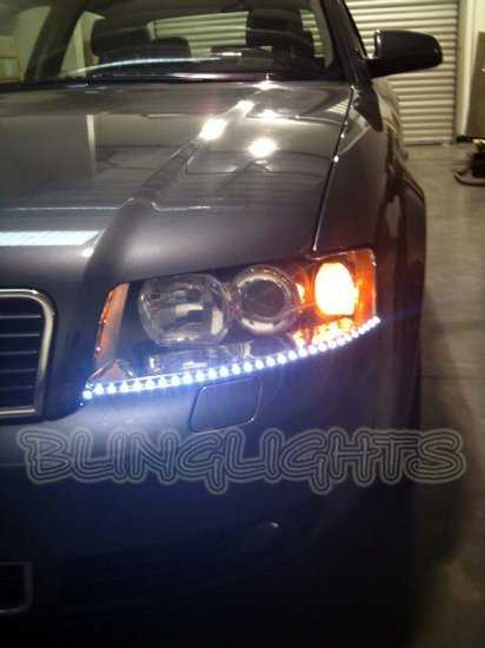 Audi A6 LED DRL Head Light Strips Day Time Running Lamps Kit