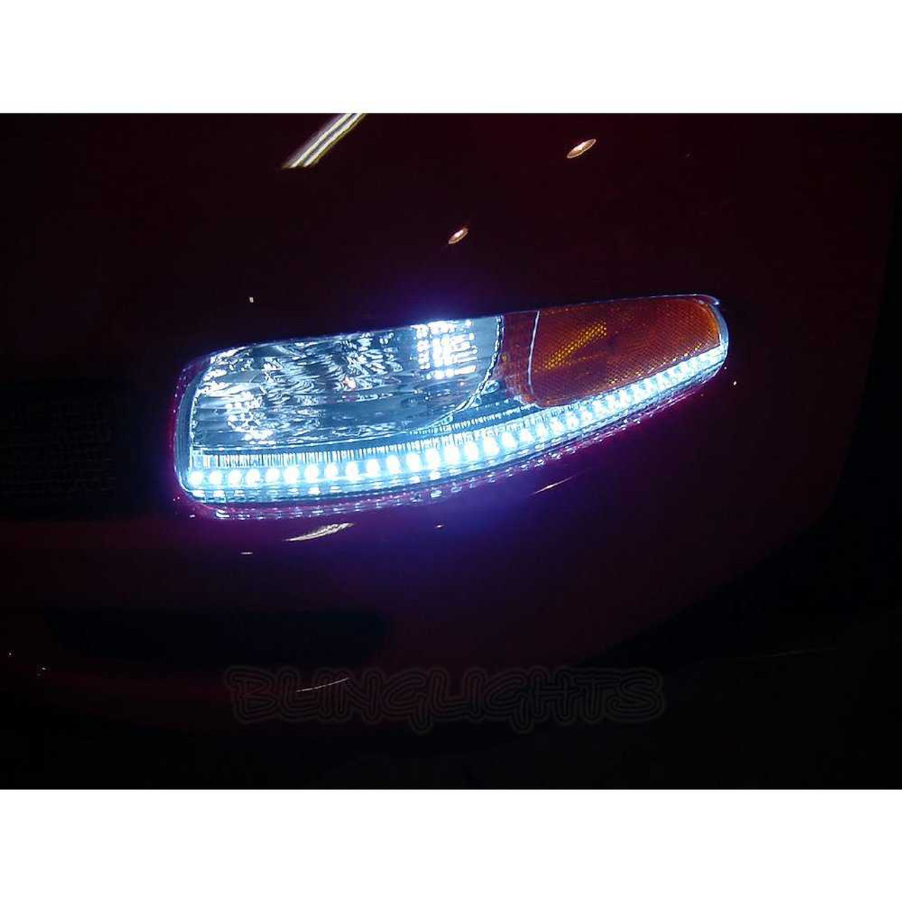 Chevrolet Corvette C4 C5 C6 LED DRL Light Strips for Headlamps Headlights Head Lamps Strip Lights