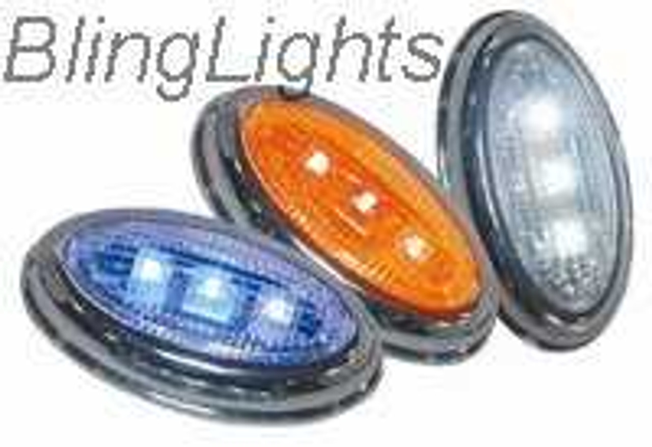 2001 2002 2003 Hyundai Elantra LED Side Markers Turn Signals Lights Signalers Lamps Turnsignals
