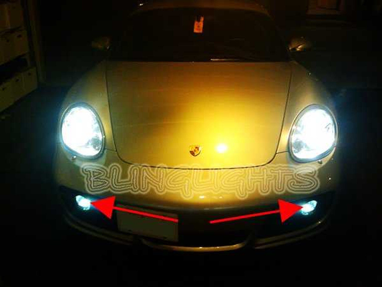 2006 2007 2008 Porsche Cayman White Bulbs for Fog Lamps Lights Foglamps Foglights generation 1 987c