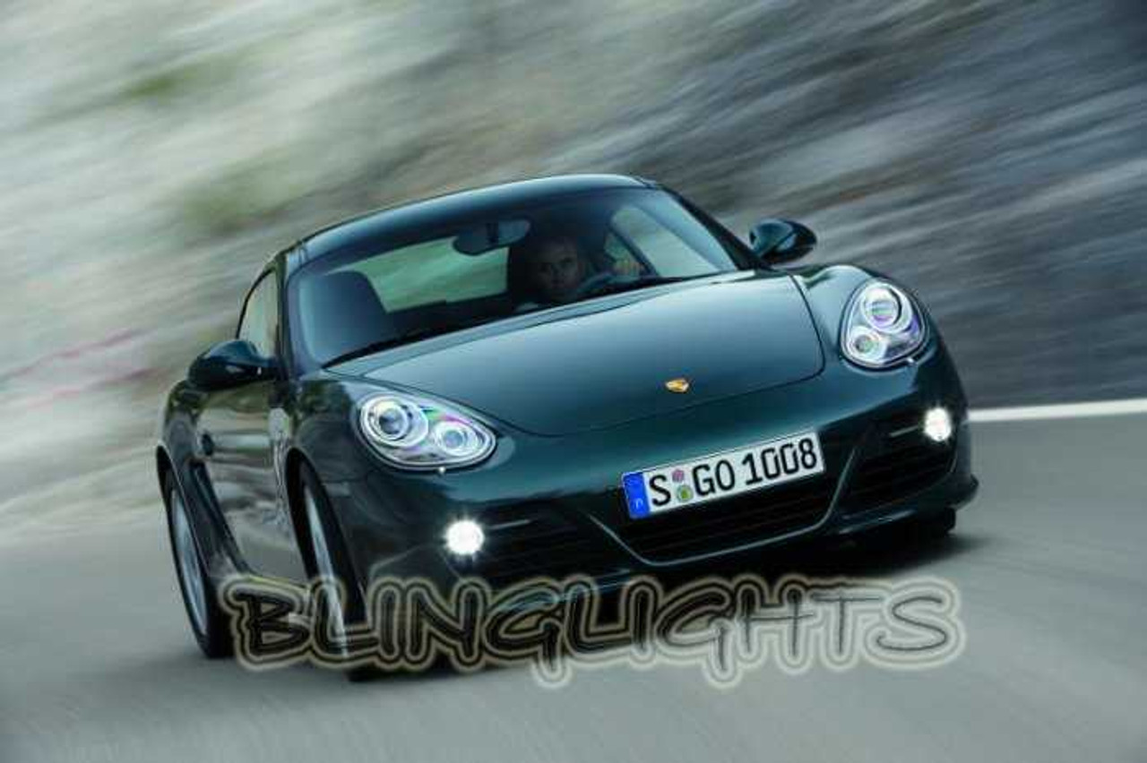2009 2010 Porsche Cayman White Bulbs for Fog Lamps Lights Foglamps Foglights second generation 987c