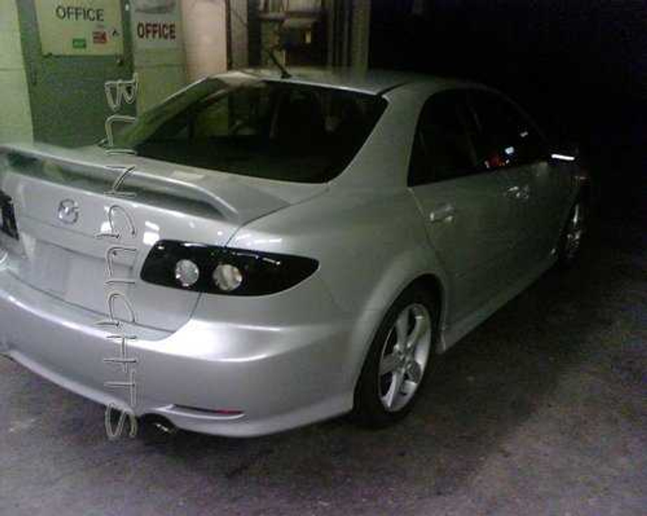 2003 2004 2005 2006 2007 2008 Mazda6 Tinted Smoked Protection Overlays for Taillamps Taillights