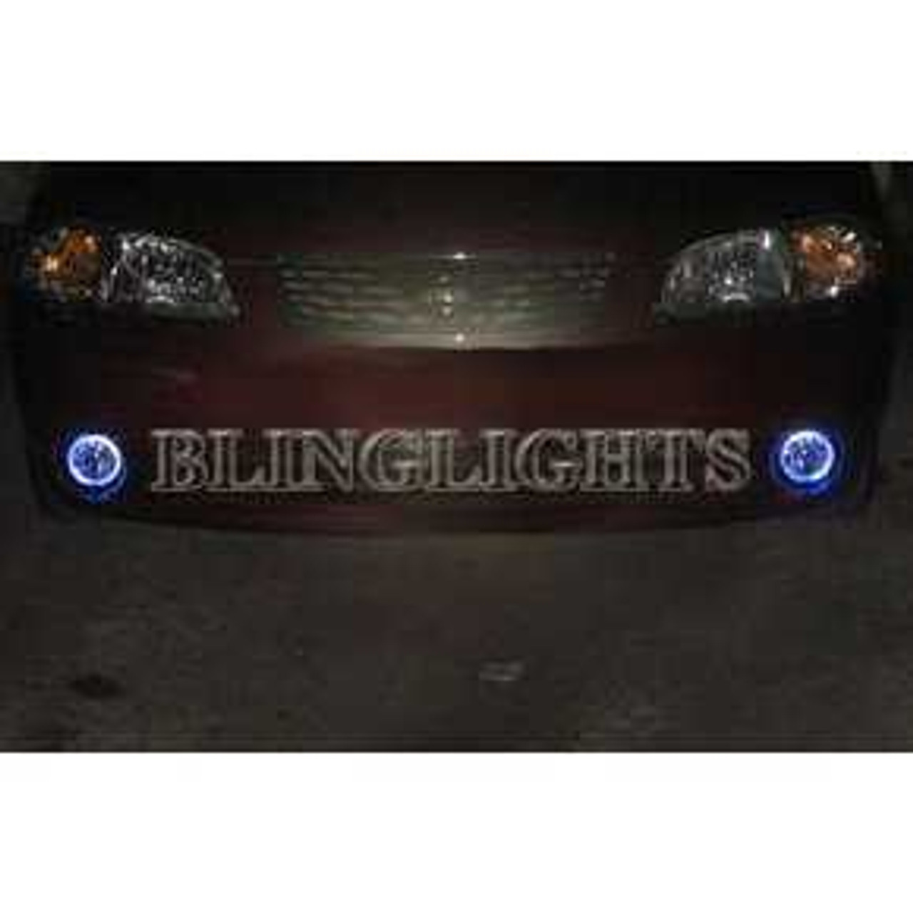 Blue Halo Angel Eye Fog Lights for 2000 2001 2002 2003 Nissan Sentra