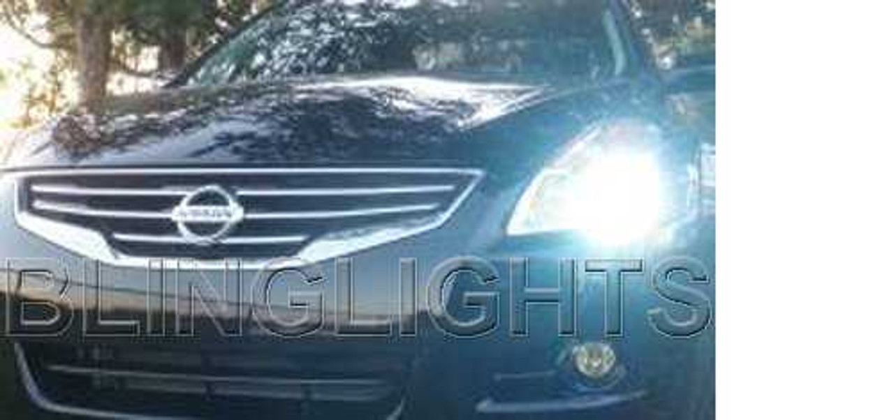 2010 2011 Nissan Altima Bright White Light Bulbs for Halogen Headlamps Headlights Head Lamps Lights