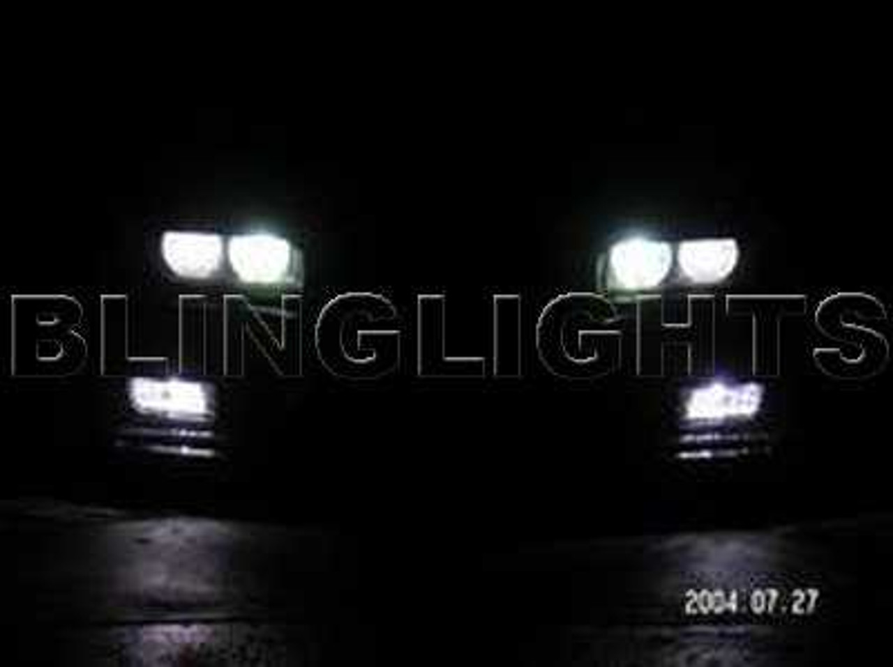 1995 1996 1997 1998 1999 BMW E36 M3 White Bulbs Headlamps Headlights Head Lamps Lights