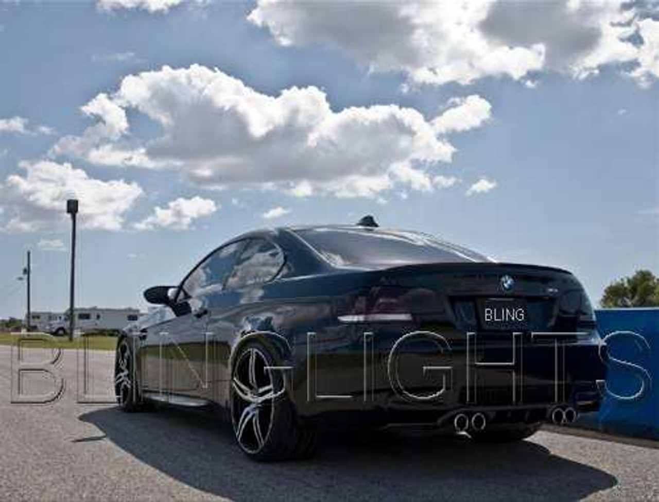 BMW E90 E91 E92 E93 3-Series Tail Lamp Light Tint Smoke Overlays Film Protection