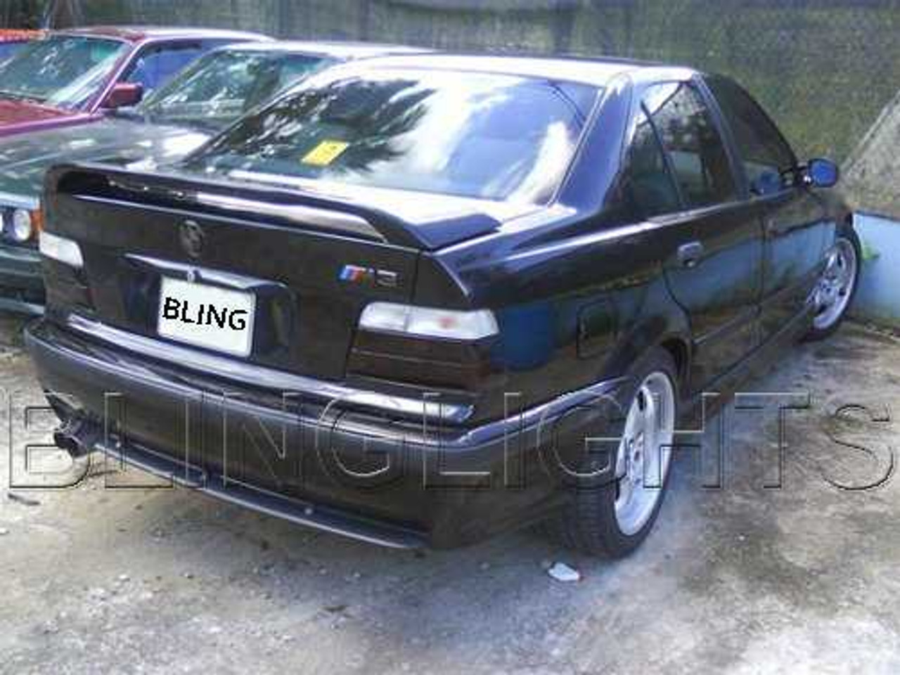 91-00 BMW 3-Series E36 Taillamp Taillight Tinted Smoked Overlays Film Protection