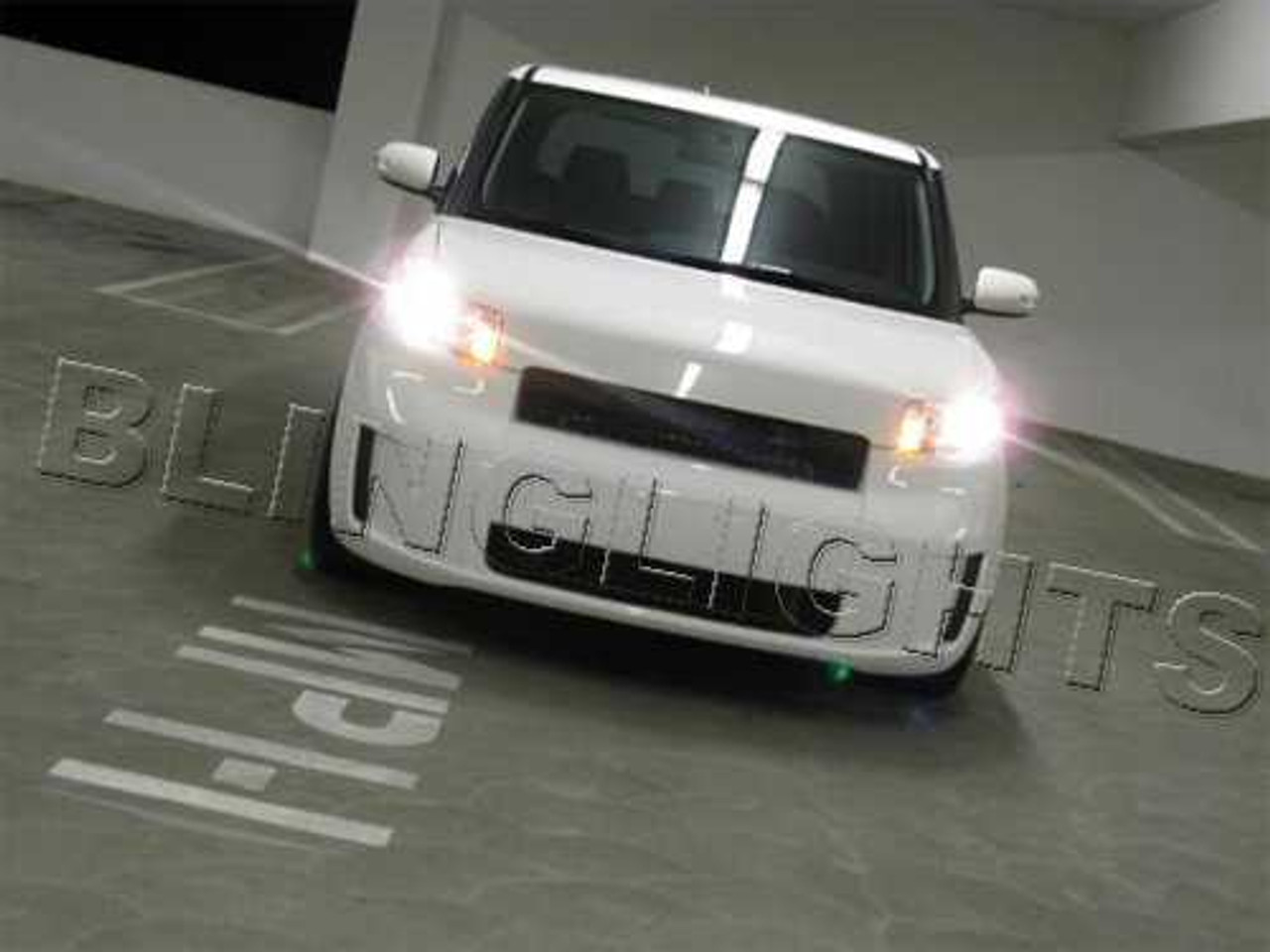 2008 2009 2010 2011 Scion xB White Bulbs Headlamps Headlights Head Lamps Lights