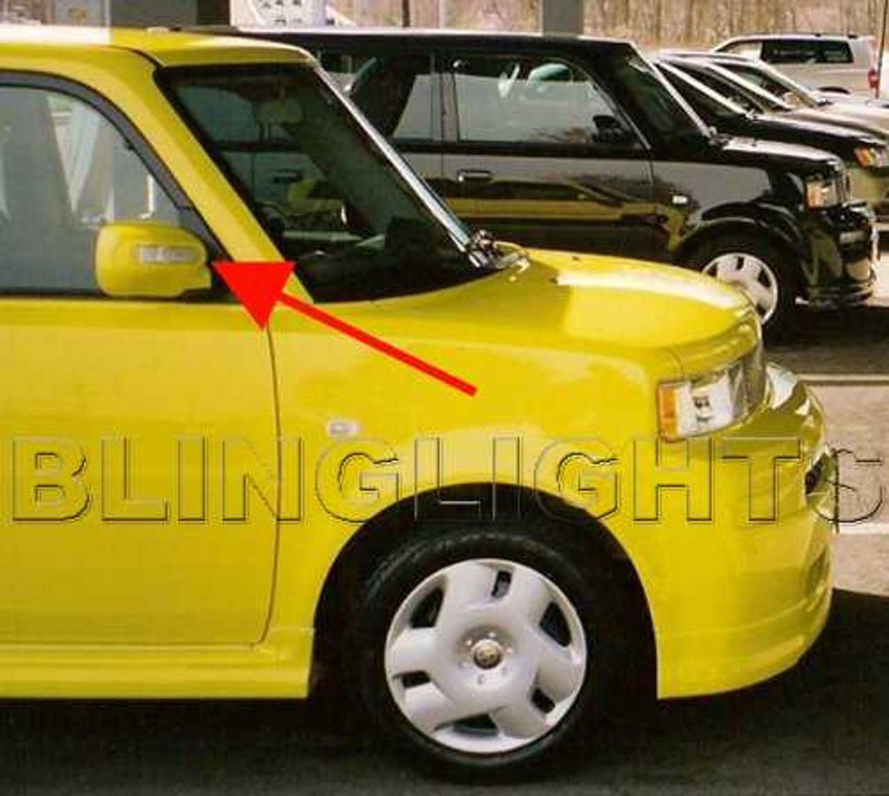 2004 2005 2006 2007 Scion xB SideView Mirrors LED Turnsignals Turn Signals Side View Mirror Lights