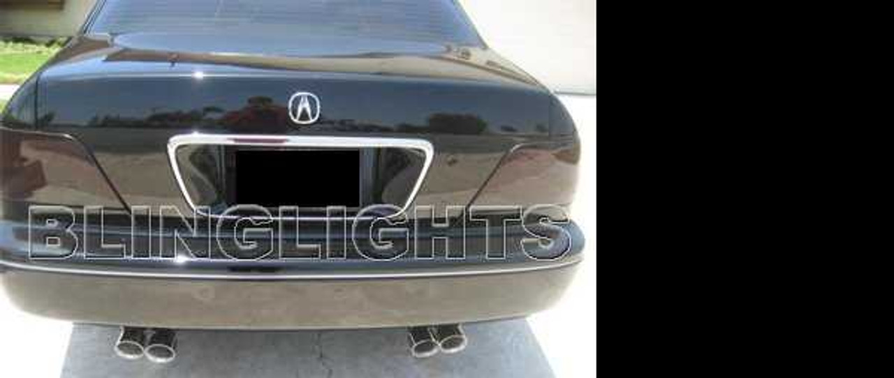 1996 1997 1998 Acura RL Tinted Smoked Tail Lamps Lights Overlays Film Protection