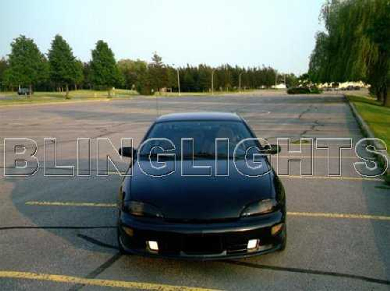 BlingLights Brand Tinted Headlight Film Covers for 1995-1999 Chevrolet Cavalier