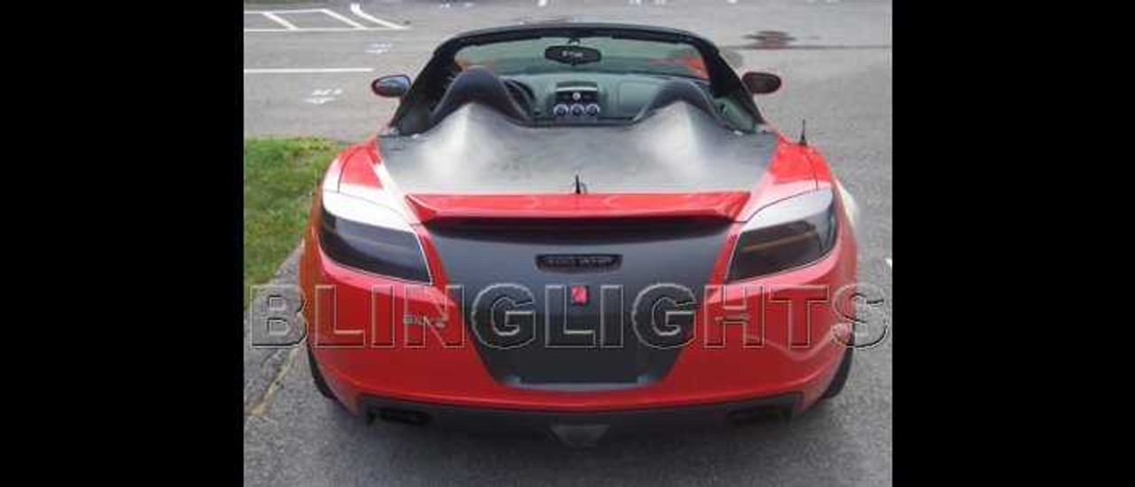 Saturn Sky Tinted Smoked Taillamps Taillights Overlays Film Protection