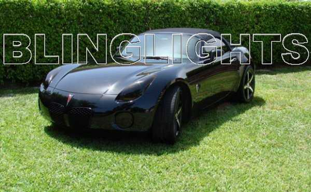 2006 2007 2008 2009 Pontiac Solstice Tint Protection Film for Smoked Headlamps Headlights