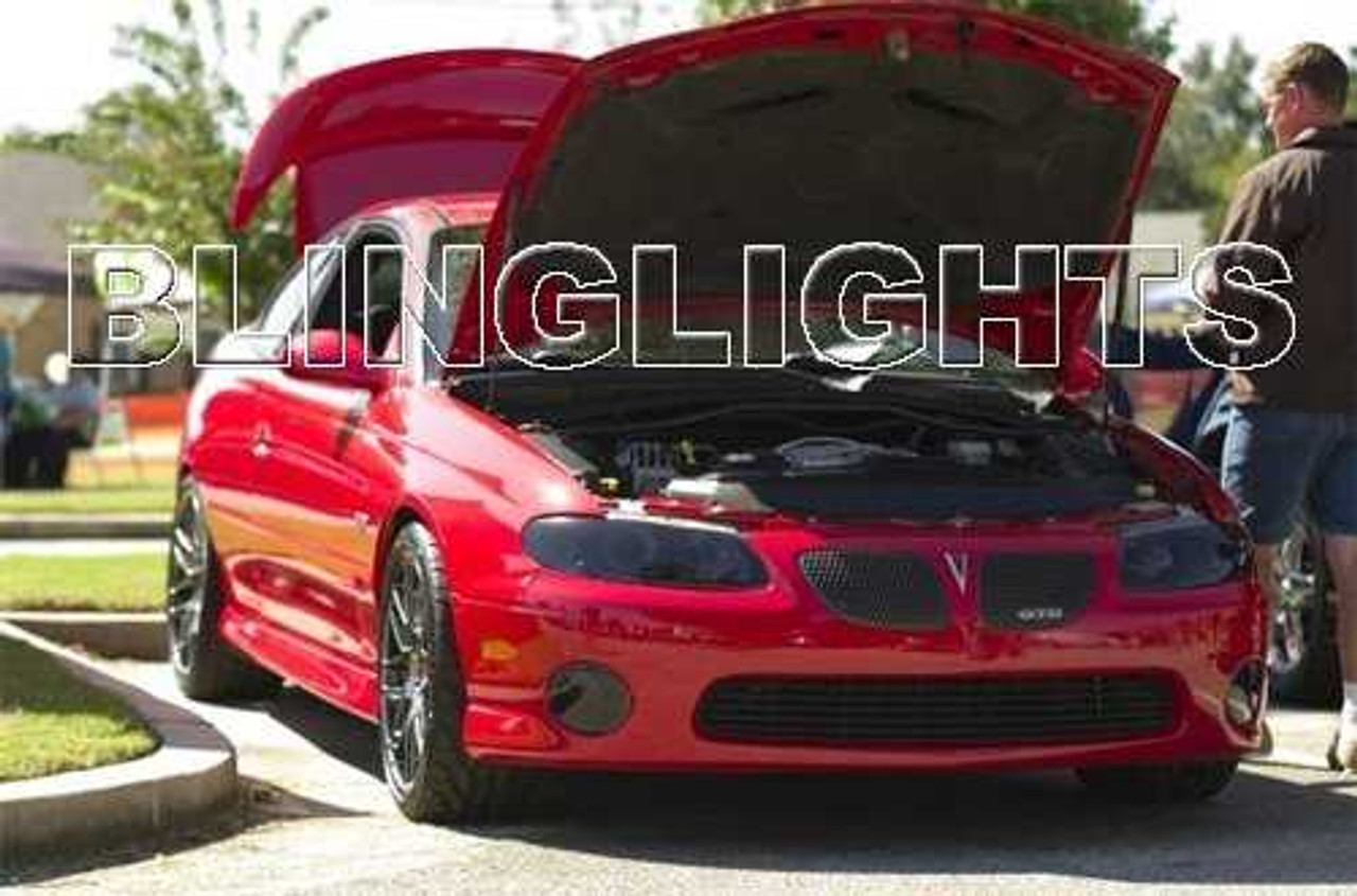 2004 2005 2006 Pontiac GTO Tint Protection Film for Smoked Headlamps Headlights Head Lamps Lights