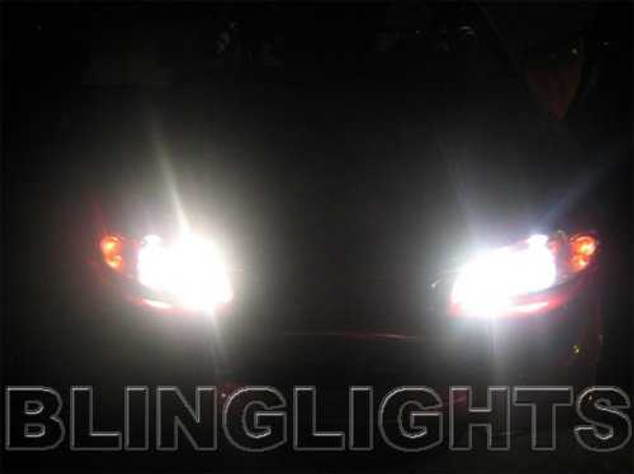 BlingLights Brand Bright White Head Light Bulbs for 1997 1998 1999 Mitsubishi Eclipse