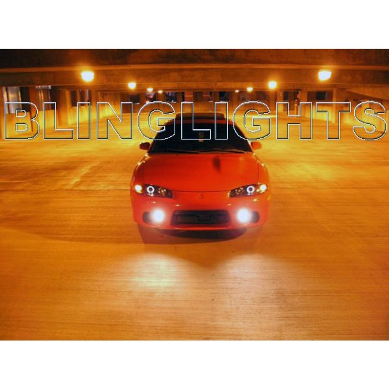 BlingLights Brand LED Fog Lights for 1995 1996 1997 1998 1999 Mitsubishi Eclipse