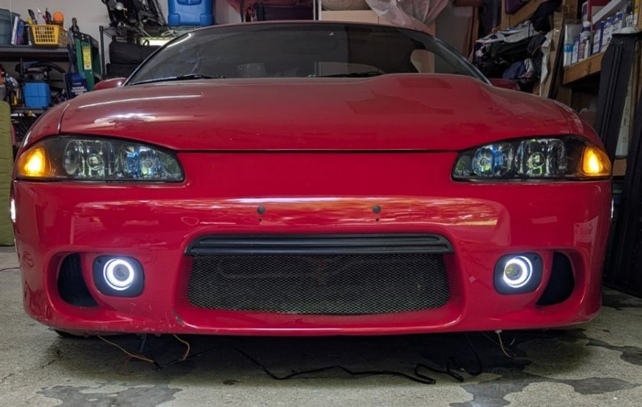 BlingLights Brand LED Fog Lights for 1995 1996 1997 1998 1999 Mitsubishi Eclipse