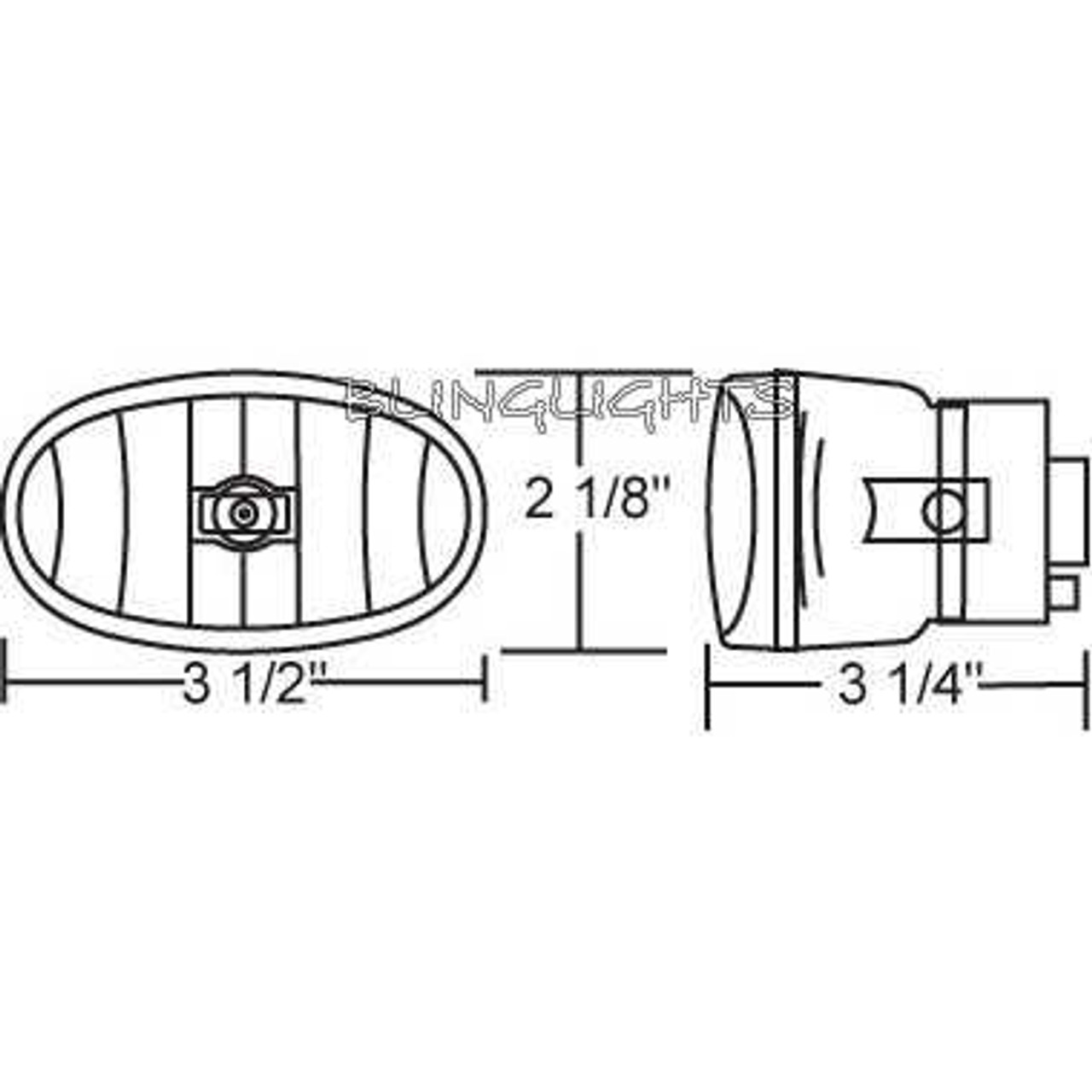 1995-1999 Mitsubishi Eclipse Rear Bumper Light Lamp Kit