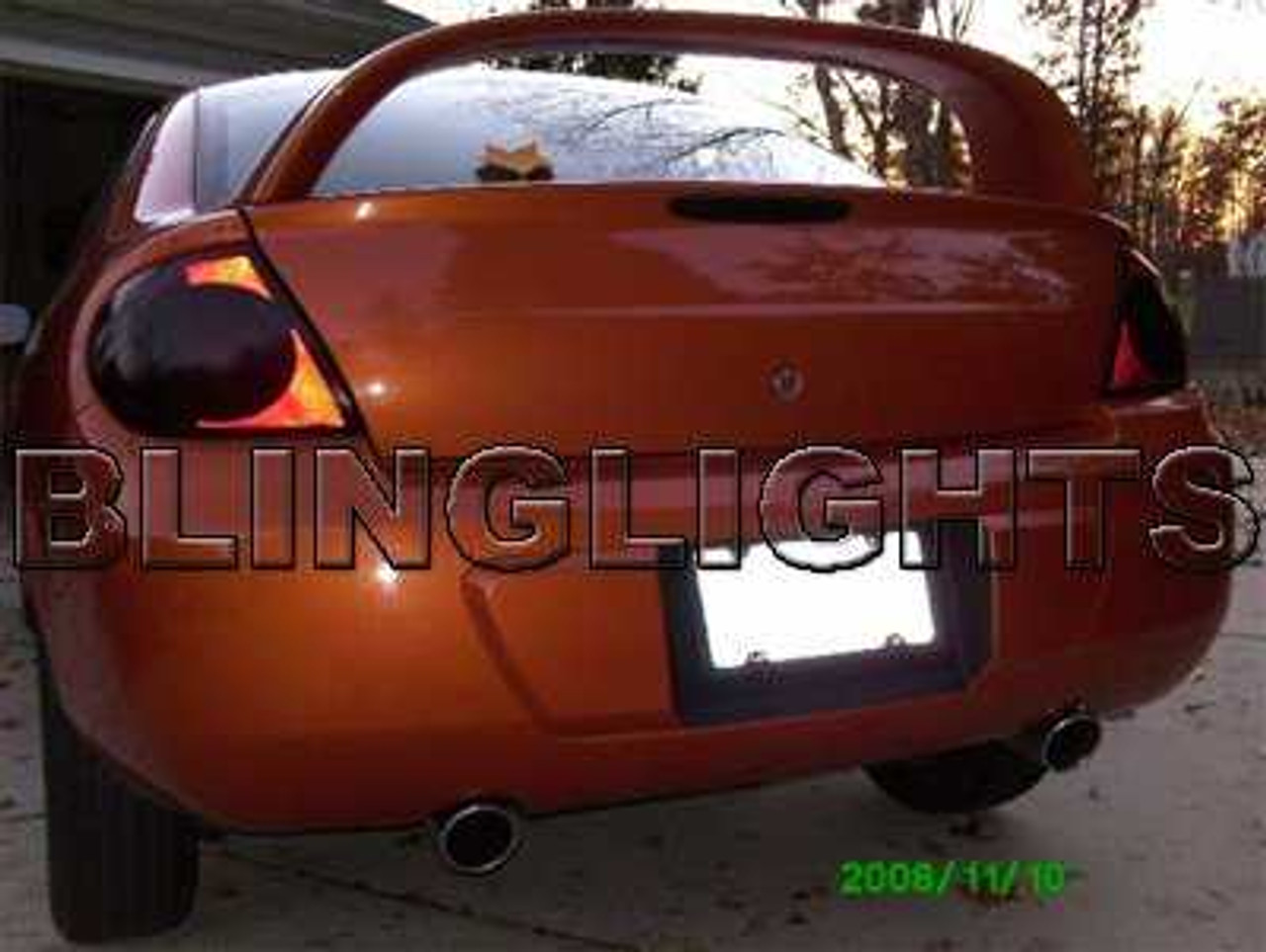 2000 2001 2002 Chrysler Neon Tint Smoke Tail Light Lamps Overlays Film Protection