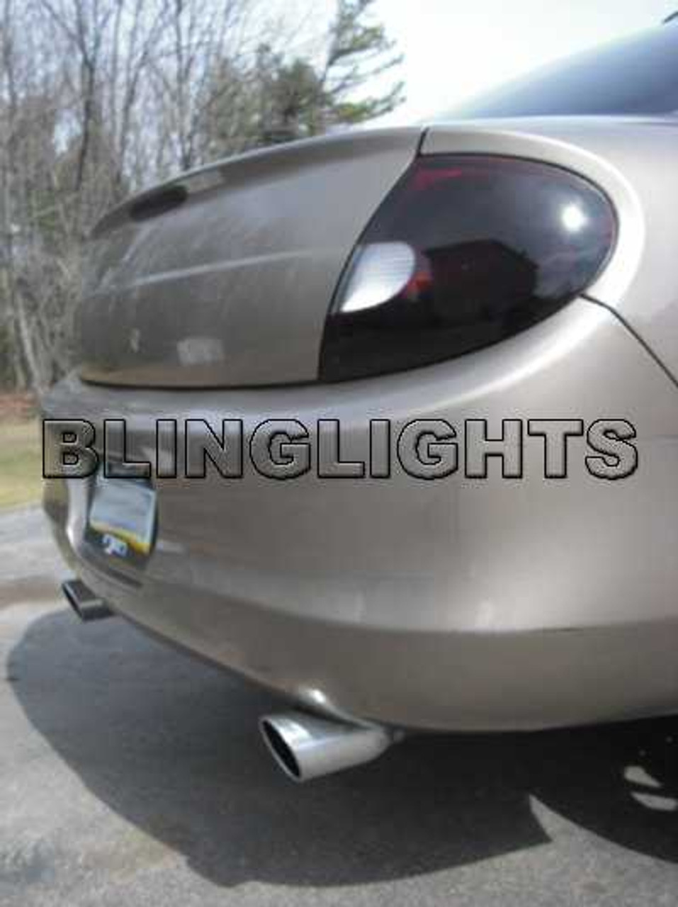 1995-1999 Chrysler Neon Smoke Tint Taillamps Taillights Overlays Film Protection