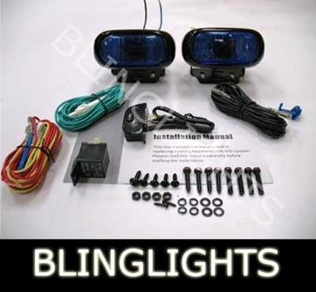 1995 1996 1997 1998 1999 Dodge Neon Base Highline Xenon Fog Lights Driving Lamps Kit