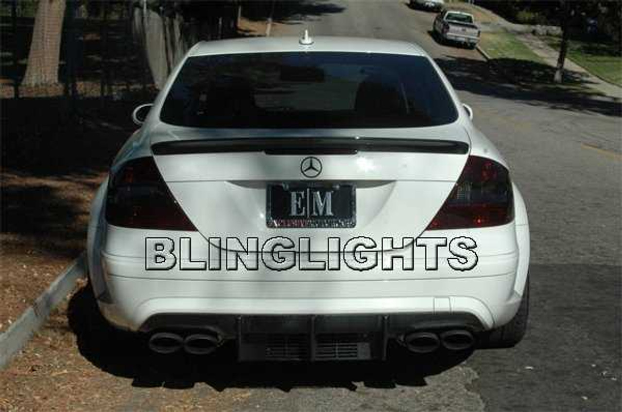 2000 2001 2002 Mercedes-Benz E430 Smoked Taillamps Taillights Tint Film Overlays E 430 w210 e-class