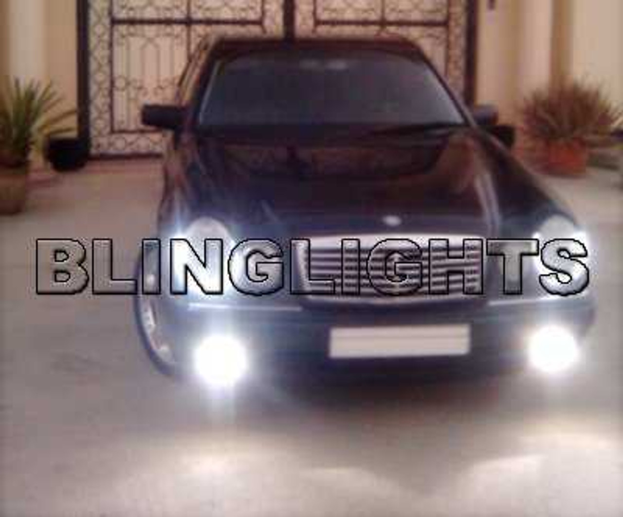 1998 1999 Mercedes-Benz E430 Fog Lights Driving Lamps Foglamps Foglights Kit E 430 E-Class w210